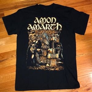 MENS MEDIUM AMON AMARTH T SHIRT EXCELLENT
